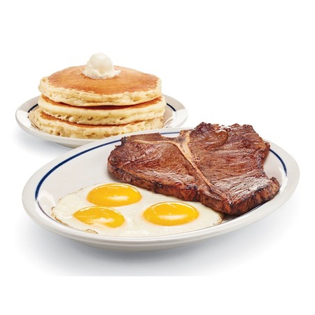 T-Bone Steak & Eggs