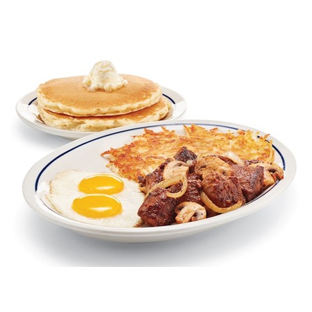 Sirloin Steak Tips & Eggs