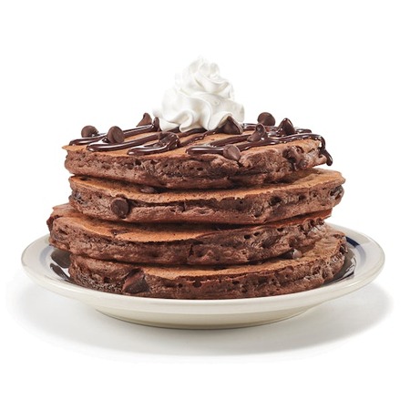 Chocolate Chocolate Chip Pancakes