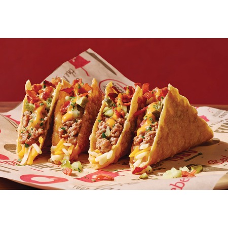 NEW Bacon Cheeseburger Wonton Tacos