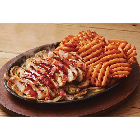 Hot Honey Glazed Chicken & Bacon Skillet