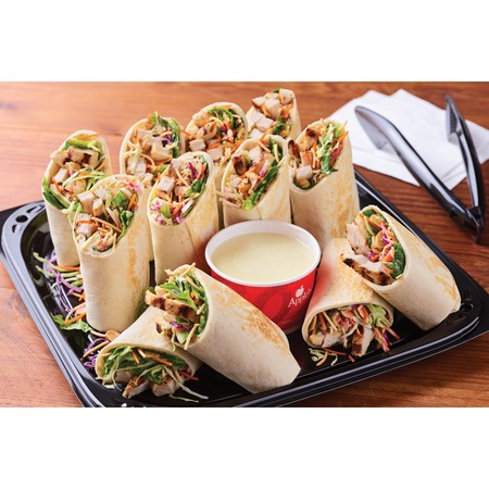 Grilled Oriental Chicken Salad Wrap
