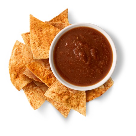 Chili Lime Chips & Tomatillo-Red Chili Salsa