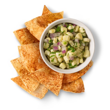 Chili Lime Chips & Roasted Chili-Corn Salsa