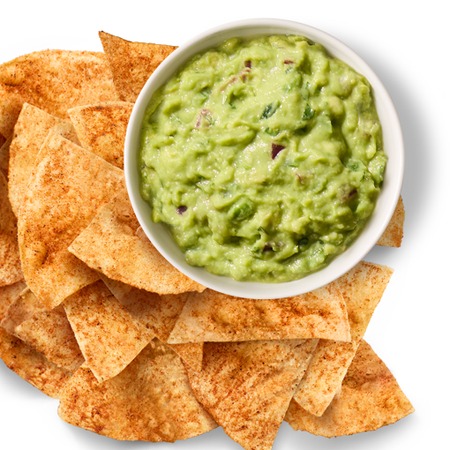 Large Chili Lime Chips & Guacamole