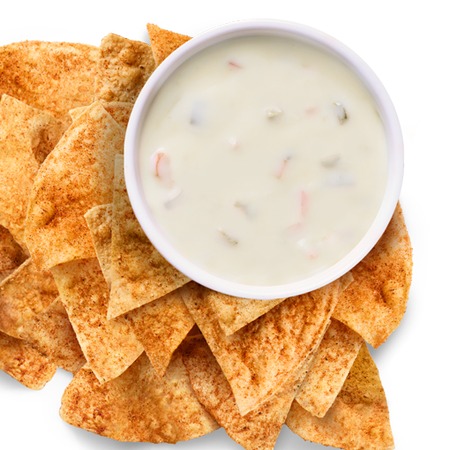 Large Chili Lime Chips & Queso Blanco